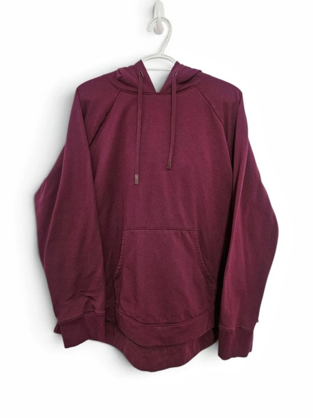 Athletic Works 3X Burgendy Hoodie Pullover Fleece Sweatshirt Streetwear